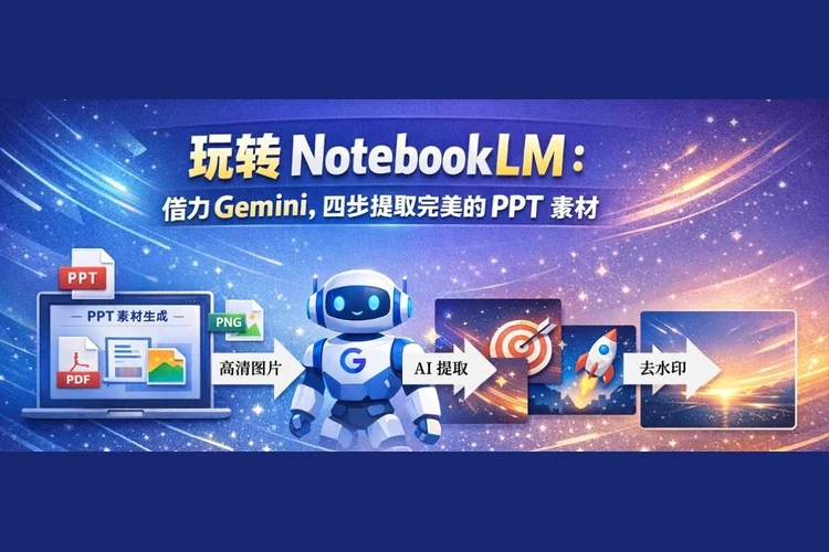 玩转 NotebookLM：借力 Gemini，四步提取完美的 PPT 素材