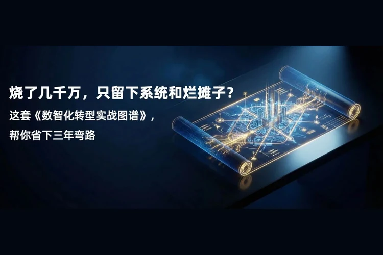 烧了几千万，只留下系统和烂摊子？这套《数智化转型实战图谱》，帮你省下三年弯路
