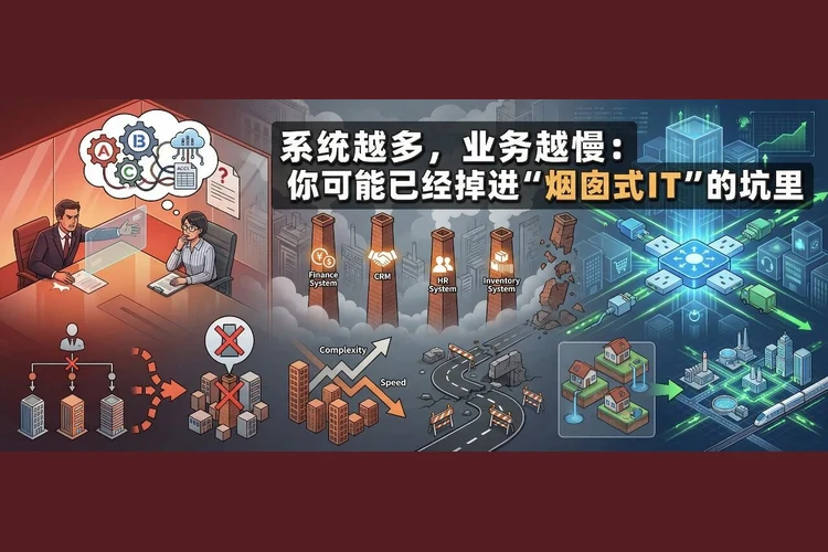 系统越多，业务越慢：你可能已经掉进「烟囱式 IT」的坑里
