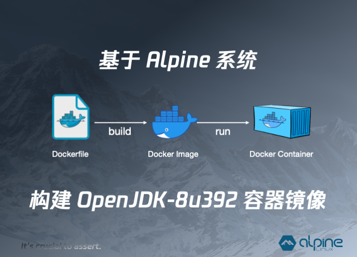 基于Alpine 系统构建 OpenJDK 8u392 容器镜像